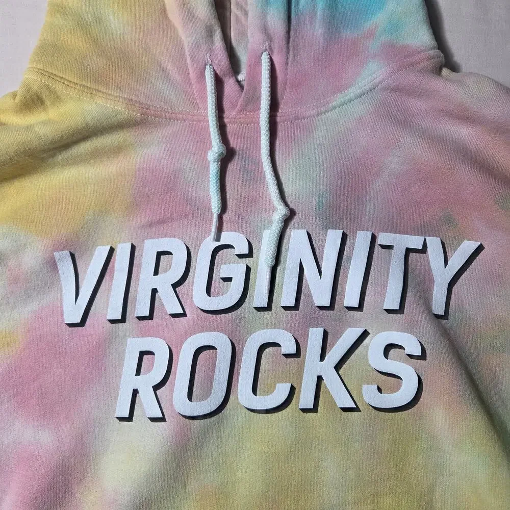 Danny Duncan Virginity Rocks Tie Dye Hoodie - Unisex Size Small Pastel